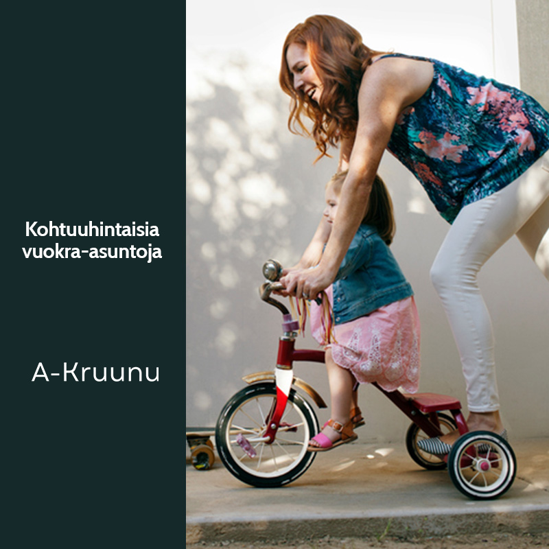 A-Kruunu | Viihtyisiä ja kohtuuhintaisia vuokra-asuntoja