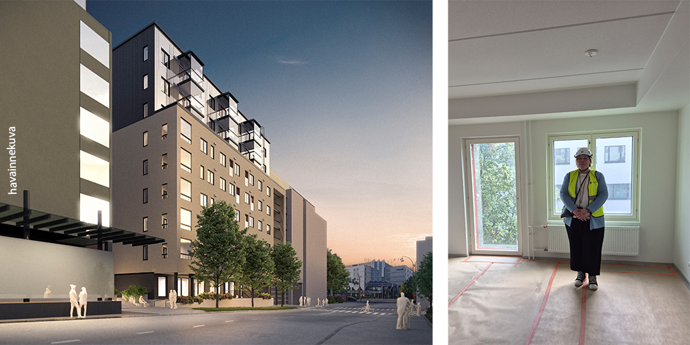 Havainnekuva Vapaudenkatu 61 D